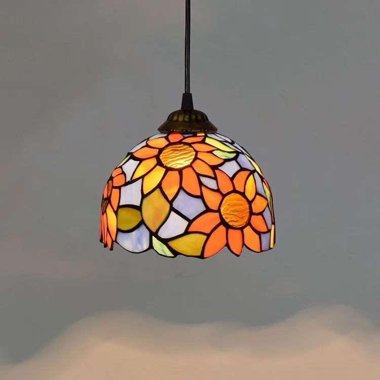 

20cm color glass living room dining room bedroom corridor Art Chandelier bar bar table Chandelier