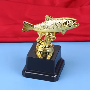

Kids Party Trophy Creative Award Trophy Plastic Fish Reward Trophy for Sport Competitions (Fish C)