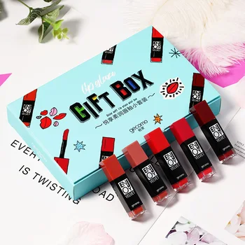 

Lipstick Kit Plum Color Moisturizing Non-Marking Makeup Beauty Pumpkin Color Matte Long-lasting Lipstick Set Waterproof make up