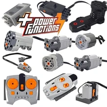 Technical Motor Parts Multi Power Function Tool 8293 8883 Motor PF Sets Train Engine Motor Building Blocks Compatible All Brands