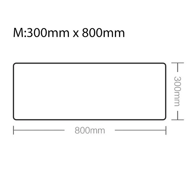 300x800 XiaoMi Xianger большой толстый коврик для мыши компьютерный водонепроницаемый Настольный коврик для ноутбука дубовый материал маслостойкий коврик для мыши для офисных игр - Цвет: 300x800
