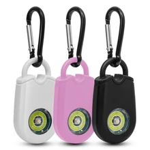 Sirène d'autodéfense extérieure, porte clés d'alarme de sécurité avec lumière LED 125db, voyants d'avertissement, facile à transporter et à utiliser