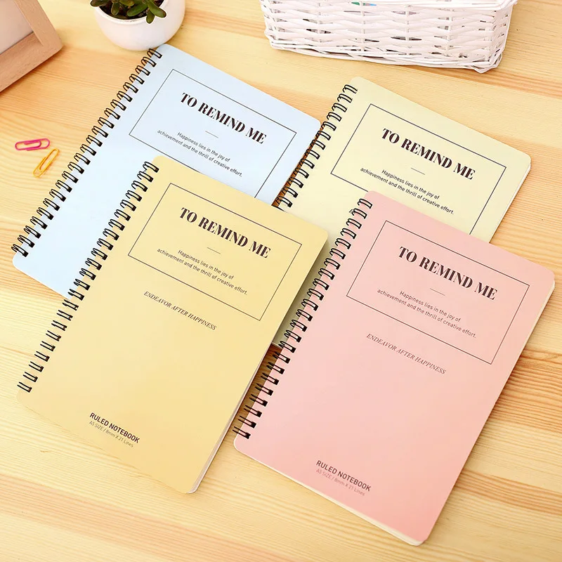 Deli L A5 60 Spiral NoteboY A5 блокнот в катушке блокнот 60 страниц для студентов записная книжка практическая книга офисные принадлежности