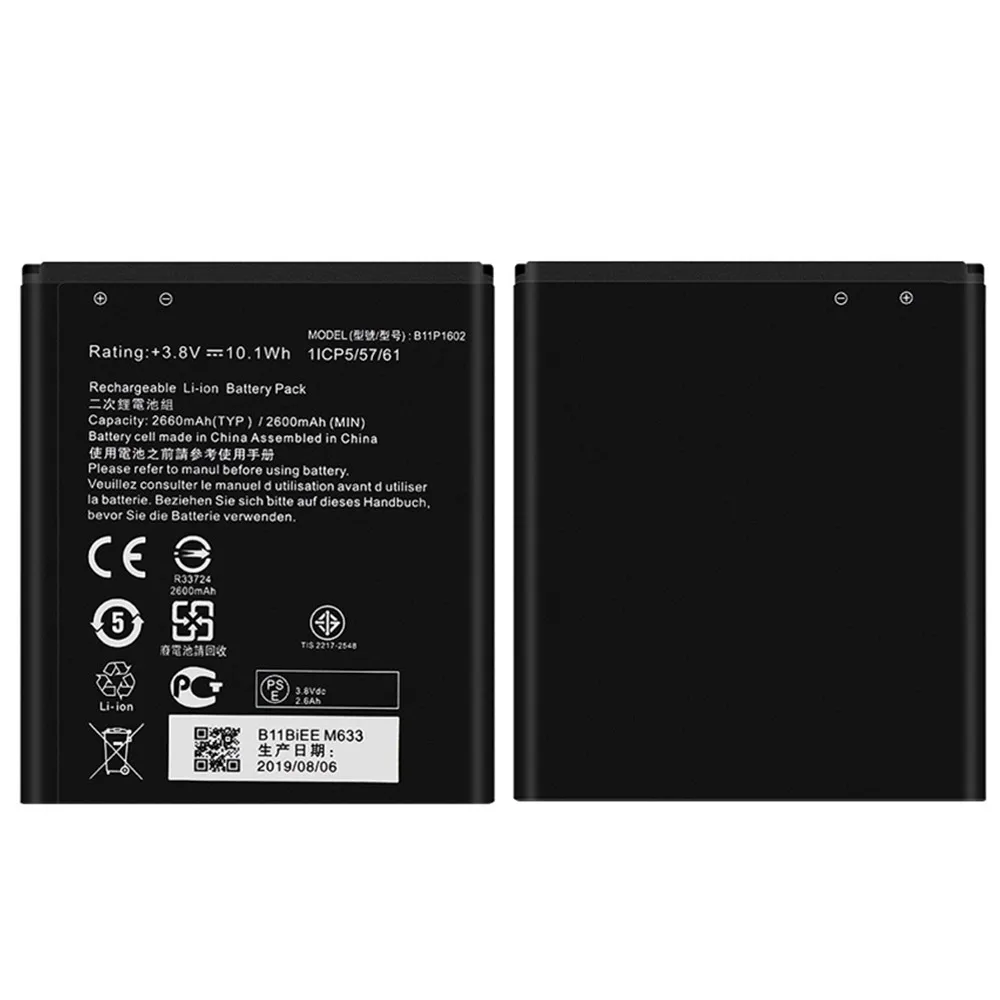 2660 мАч B11P1602 батарея для ASUS Zenfone Go 5 &quotZB500KL X00AD X00ADC Сменные Аккумуляторы телефонов |