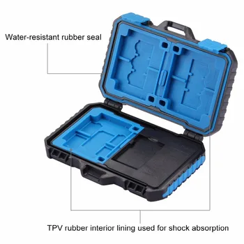 

Card Reader+22 in 1 Memory Case Micro USB 3.0 Standard TF/CF/SD 5Gbps Read OTG Waterproof Storage Box