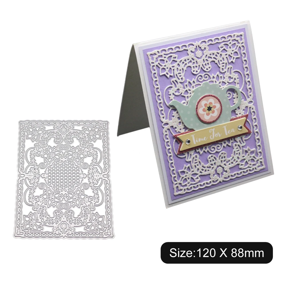  Cutting Dies Irregular / creative background / invitation lace/envelope lace envelope DIY frame cut - 4000070255085
