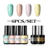 ROSALIND 2/4/6Pcs Gel Nail Polish Set Gel Polish Kit For Manicure Nail Desgin Art Semi Permanent Varnish Hybrid Base Top Coat 2
