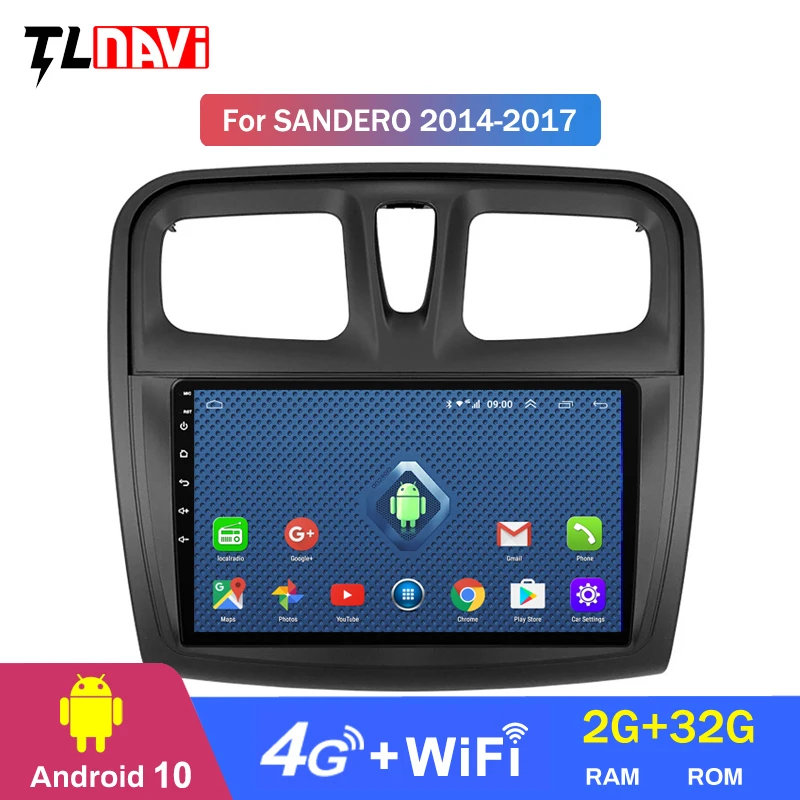 4G LTE 2G RAM 9 дюймов для Renault Logan 2 2012 2019 Sandero 2014 символ автомобиля радио Мультимедиа