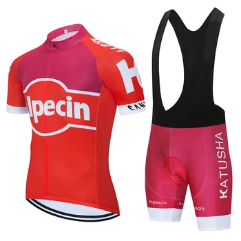 

2019 Alpecin Pro Men short sleeve Cycling Jersey Bike Clothing bib shorts shirt set MTB bicycle clothes ropa ciclismo 9D gel p