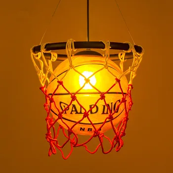 

Nordic Retro Fashion Theme Restaurant Chandelier Bar Children Room Study Coffee Shop Sports Shop Basketball Light Free Shipping