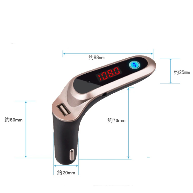 Комплект беспроводной связи bluetooth для автомобиля lcd Hands-Free fm-передатчик MP3 музыкальный плеер Поддержка USB TF карта для мобильных телефонов планшетов