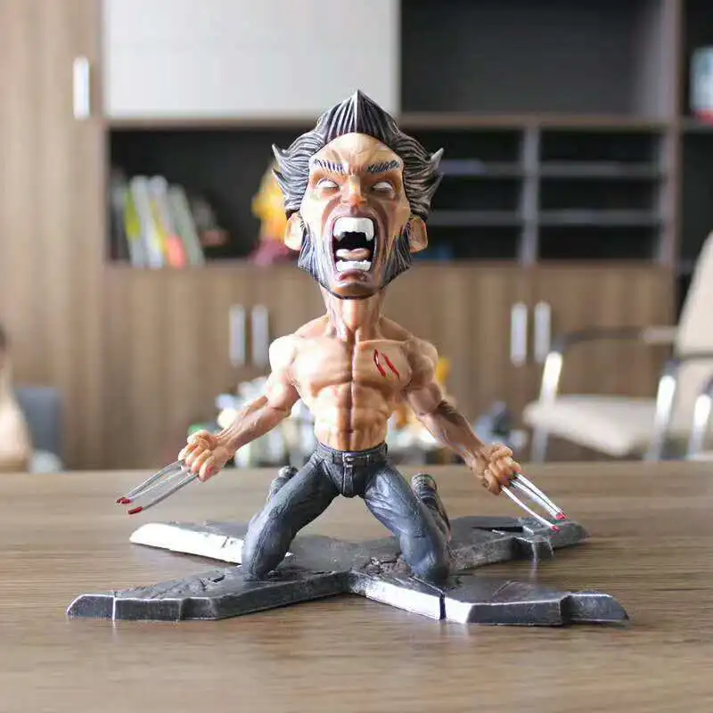 

Cheng yuan Anime Marvel X-Men Wolverine Hero Series Creative Ferocious Wolf Uncle Garage Kit Model