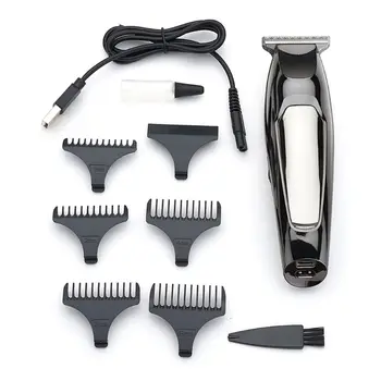

Professional Electric Hair Clippers Men T-Blade Beard Trimmer Barber Grooming Kit Rechargeable Cordless Haircut Machine