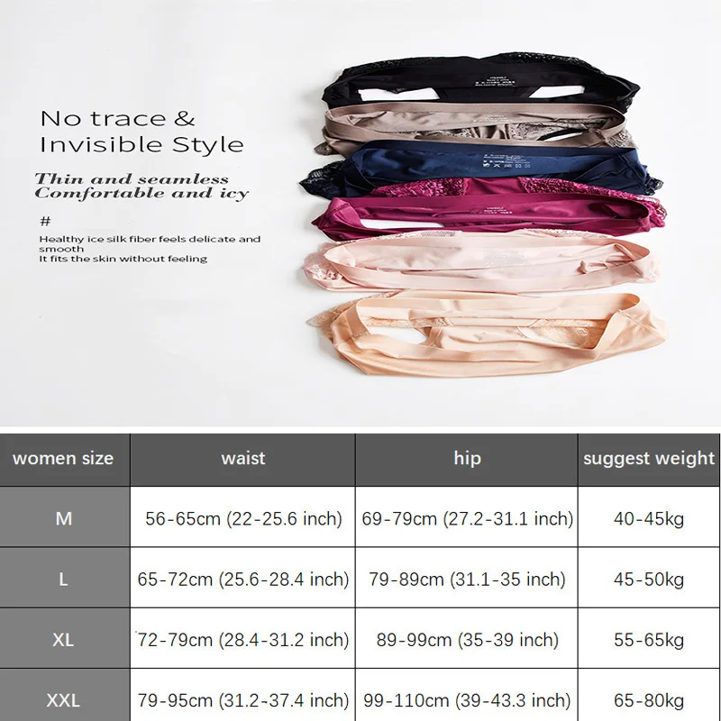 BZEL Sexy Women Lace Panties Underwear Seamless Hollow Out Briefs Low Rise Female Silk Homewear Intiamtes Comfort Lady Lingerie red panties