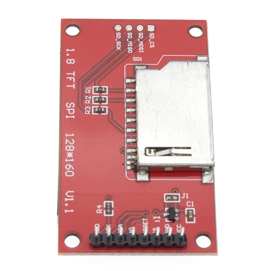 5 шт./партия 1,8 дюймов TFT ЖК-модуль ЖК-экран модуль SPI серийный 51 драйверы 4 IO драйвер TFT Разрешение 128*160