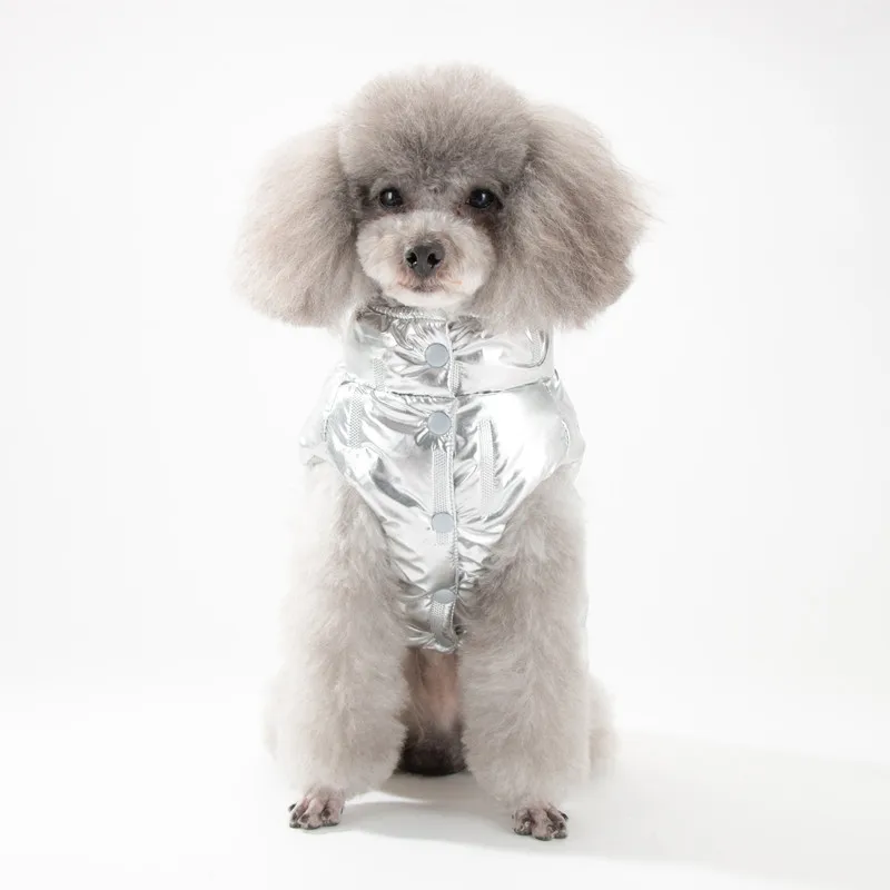 Hipidog Новая роскошная хлопковая куртка с высоким воротником для собак зимняя куртка для собак Одежда для щенков