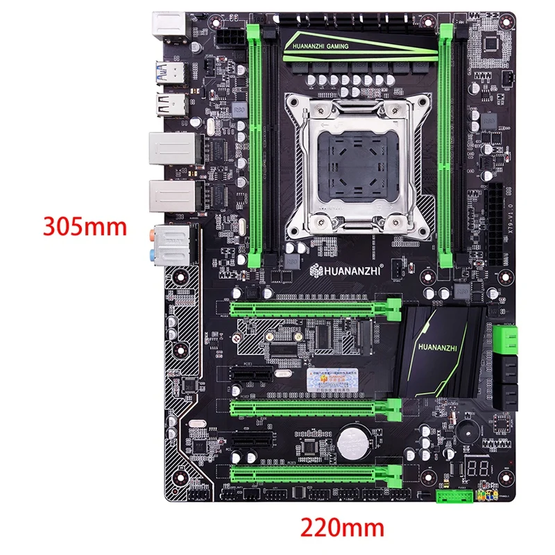 HUANANZHI X79 Plus материнская плата LGA2011 ATX SATA3 USB3.0 PCI-E 16X NVME M.2 SSD Поддержка регистровая и ecc-память ram E5 cpu