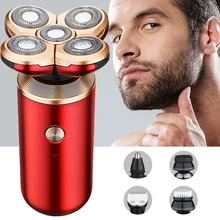 

Electric Shaver For Men Hair Trimmer Clipper Cleaning Professional Shaving Machine Waterproof Shavers Multifunction Grooming Kit