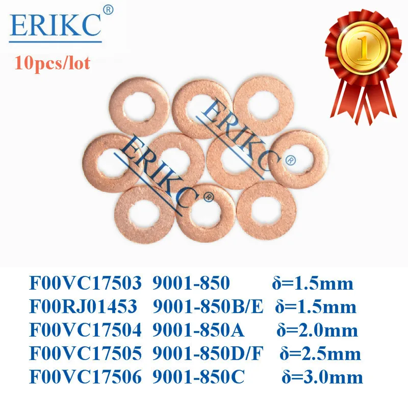 

ERIKC copper shim F00VC17503 clip washer F00VC17505 nozzle copper washer F00VC17504 F00VC17502 gasket for common rail injector