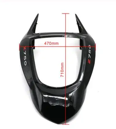 Мотоцикл аксессуары сзади хвост обтекатель, пригодный для Kawasaki Z750 Z 750 Z-750 2004 2005 2006 капот литья части крышка решетка радиатора