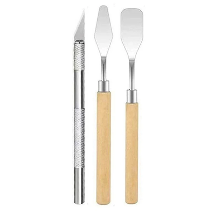 18PCS Vinyl Tools Art Carving DIY Crafts Making Silhouette Relief Tools wood locator