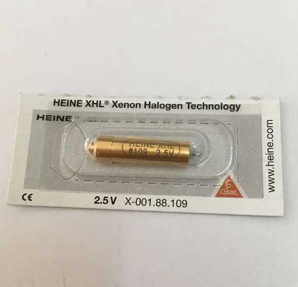 Оригинальная лампа Heine X-01.88.109 lamp XHL #109 2 5 V Mini 3000 dermatoscope X-001.88.109 | Лампы и освещение