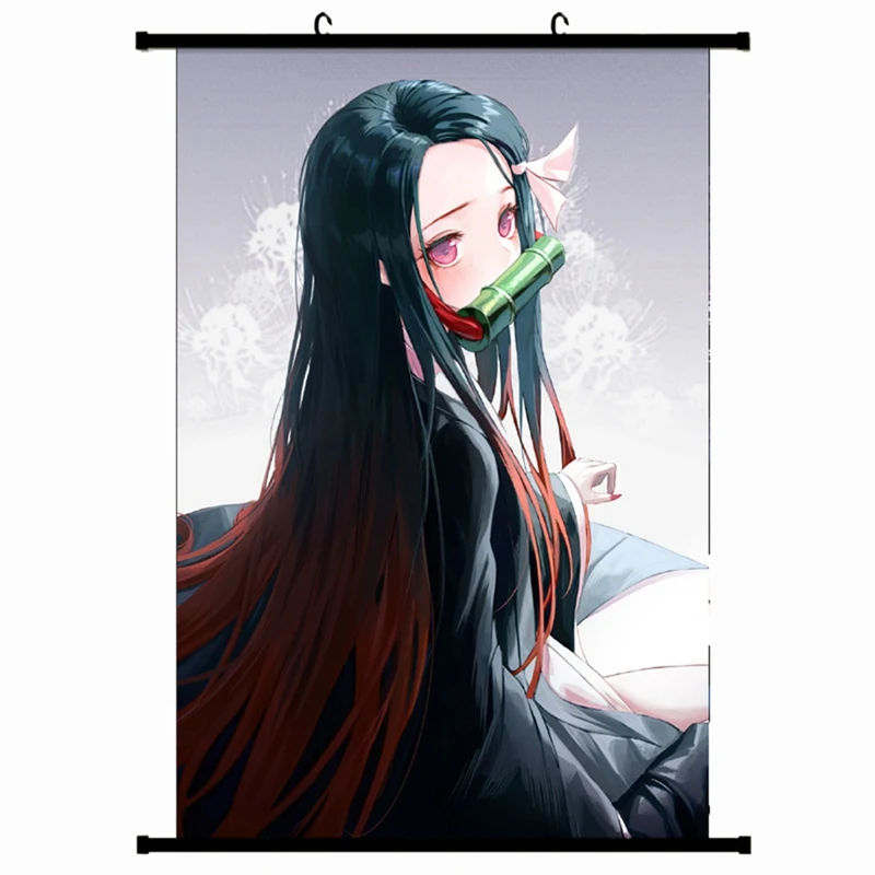 Demon Slayer Kimetsu no Yaiba Kamado Nezuko Аниме Манга настенный плакат в рулоне A