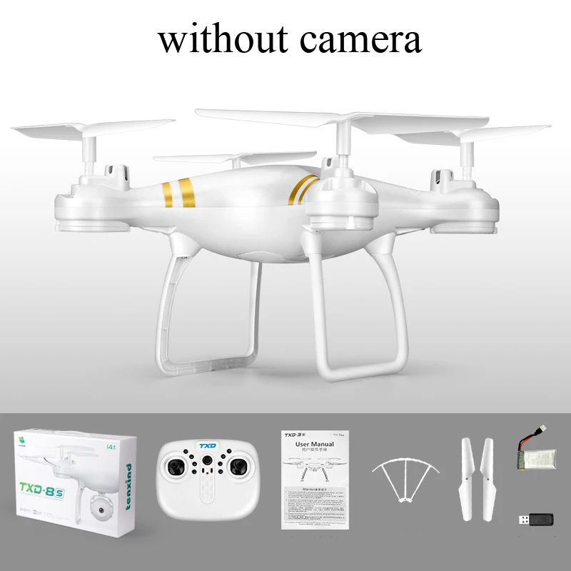 White without camera Дрона с дистанционным управлением пульт дистанционного управления quad Дрон TXD-8S с камерой 2,4 г 6 осях, с пультом дистанционного управления, вертолет с веб-камерой HD Регулируемый best - Цвет: White without camera