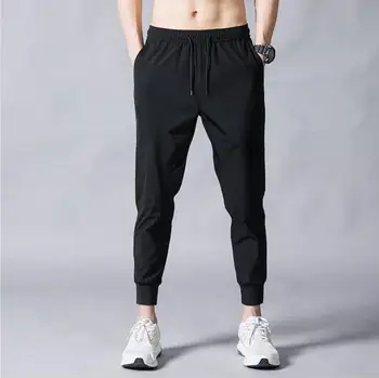 

ZNG 2020 Sportswear Pants Casual Elastic Cotton Men Hop Hip Fitness Workout Pants Skinny Sweatpants Trousers