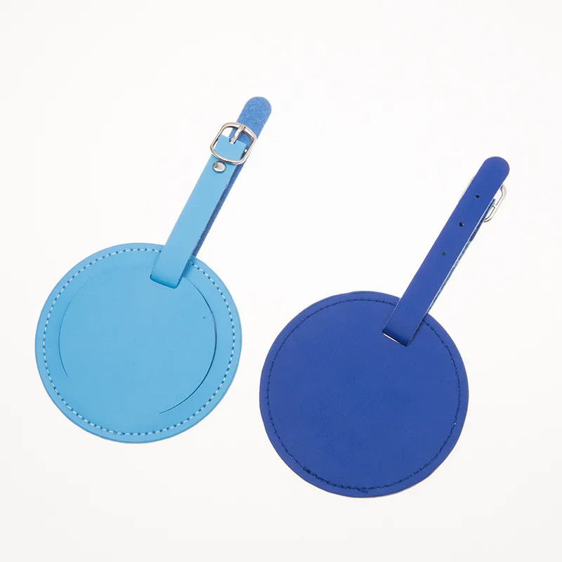 Новый кожаный чемодан круглая бирка для багажа сумка подвеска аксессуары