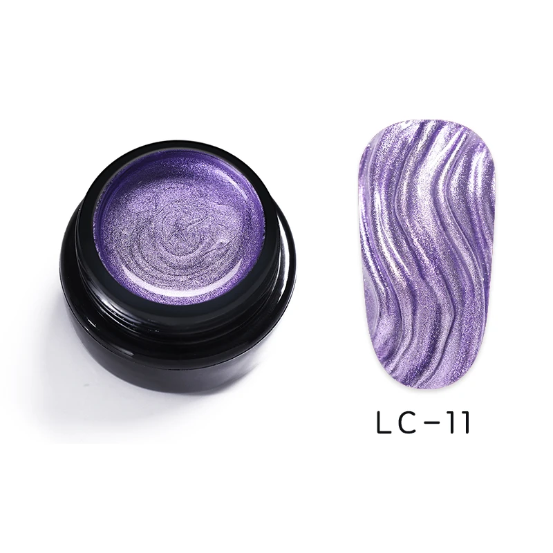 box-LC 11 1 бутылка LILYCUTE 7 мл/5 мл металлический гель для ногтей Красный Серебряный Розовый Золотой длительного действия Гель-лак замачиваемый УФ-гель для дизайна ногтей лак - Цвет: box-LC 11