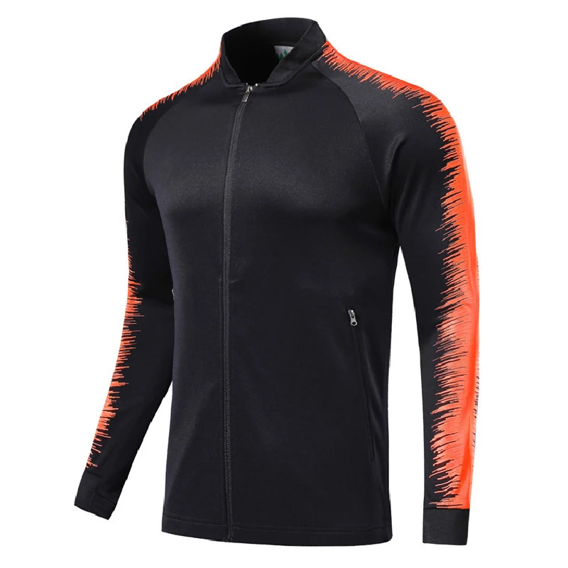 

Men Jackets Sports Football Cycling Top Men's Autumn Winter Zipper Sportswear Thin Long Sleeves 2019 Outdoor Sports Coat