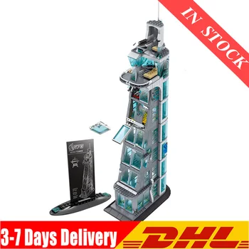 

IN Stock 1206 PCS Sh678 Attack on Avengers Towe 7th Floor Building Blocks Figures Compatible 76038 Bricks Avenger Tower