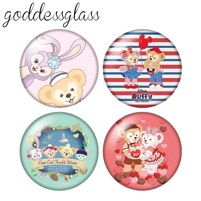 Disney Даффи и друзья ShellieMay StellaLou 10 шт. 12 мм/20 мм/25 мм кабошоны круглые фото