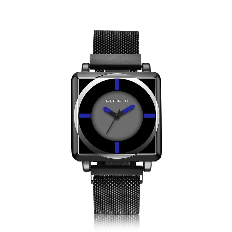 REBIRTH Square Waterproof Pointer Quartz Watch Fashion Women's Art Watch watch for women watches ladies watch elojes para mujer