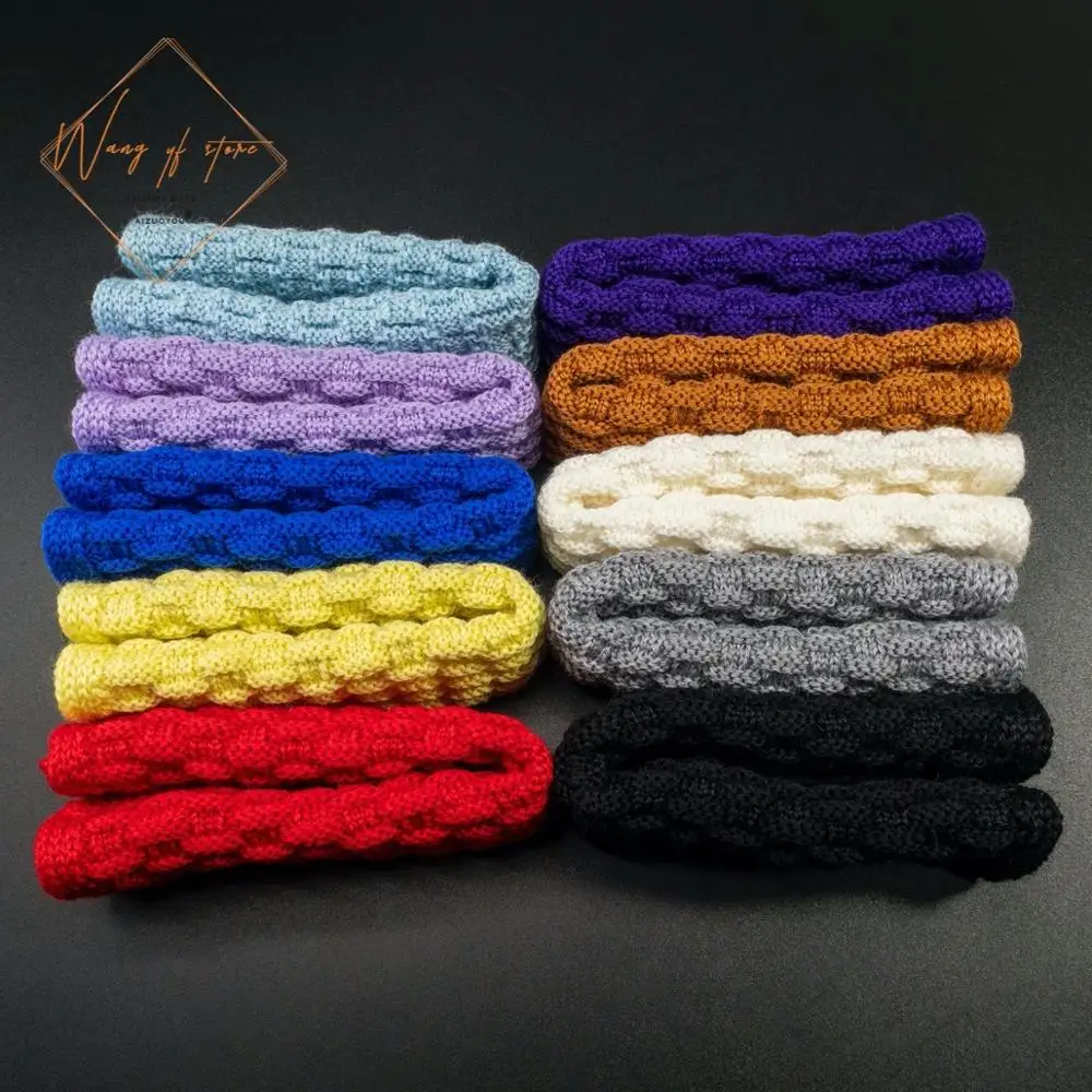 Pure Wool Hand made Headband Cushion Top Head Pads For On Ear Over Ear Headphone 10cm x 20cm Size
