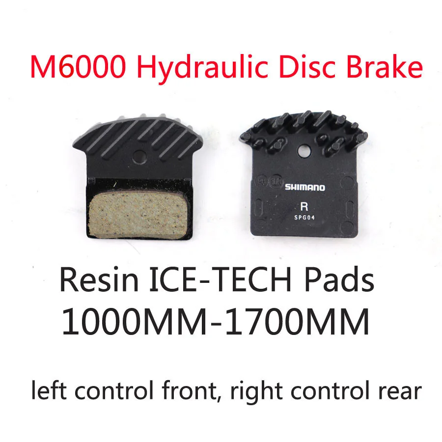 1000-1700 Ice-Tech SHIMANO DEORE M6000 тормозной комплект DEORE Brake 800/1400 800/1500 1000/1700 передние и задние горные велосипеды Гидравлический дисковый тормоз MTB - Цвет: 1000-1700 Ice-Tech