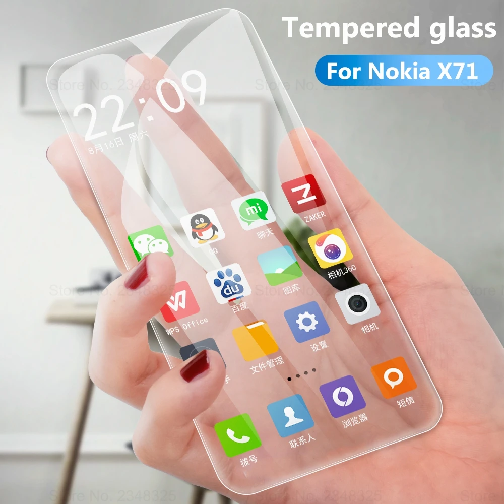 

9H Screen Protector Glass For Nokia 9 8.1 7.1 6.1 5.1 3.1 Plus Tempered Toughed Protective Glass For Nokia X71 1 8 8.1 7.1 Plus