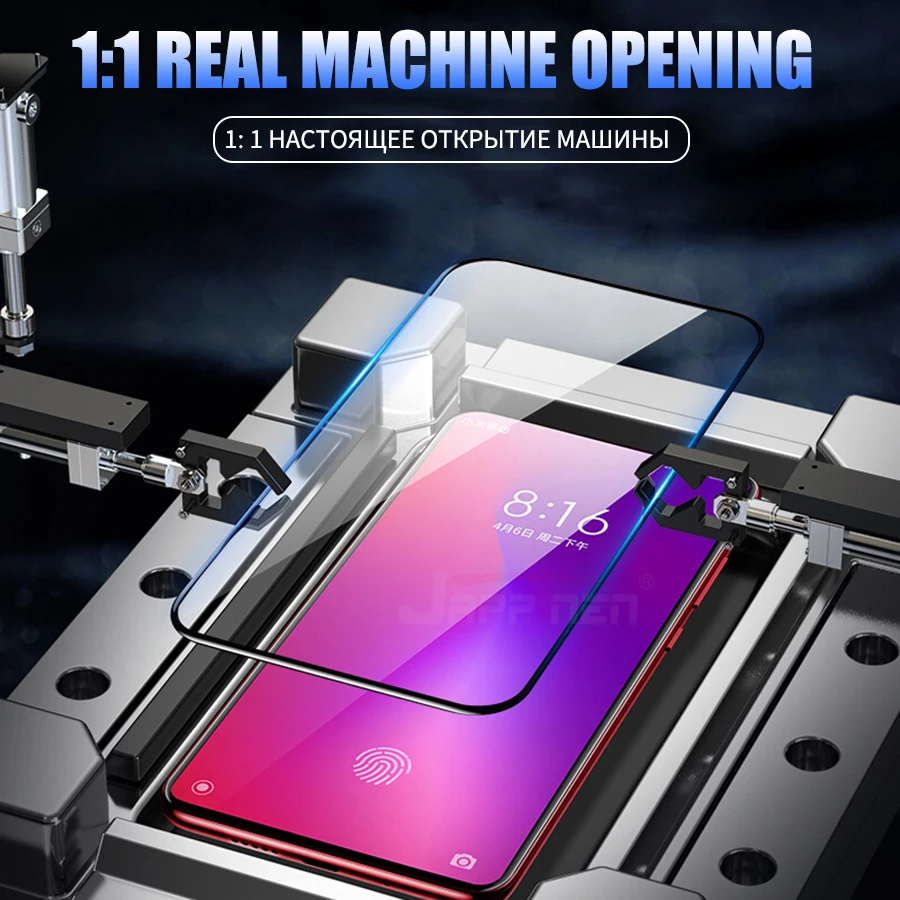 6D полное клеевое Покрытие Закаленное стекло для Xiaomi Poco X3 F2 Pro Redmi 9 K30 ультра Mi 10T 9T