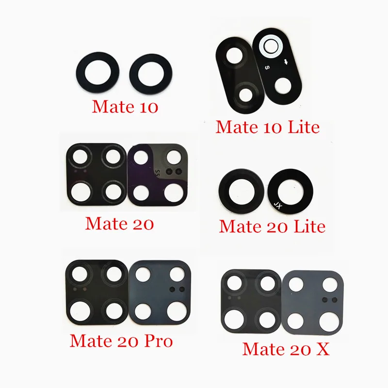 

Rear Back Camera Glass Lens with Stickers for Huawei Mate 10 Lite 20 20 x 20 Lite Pro X