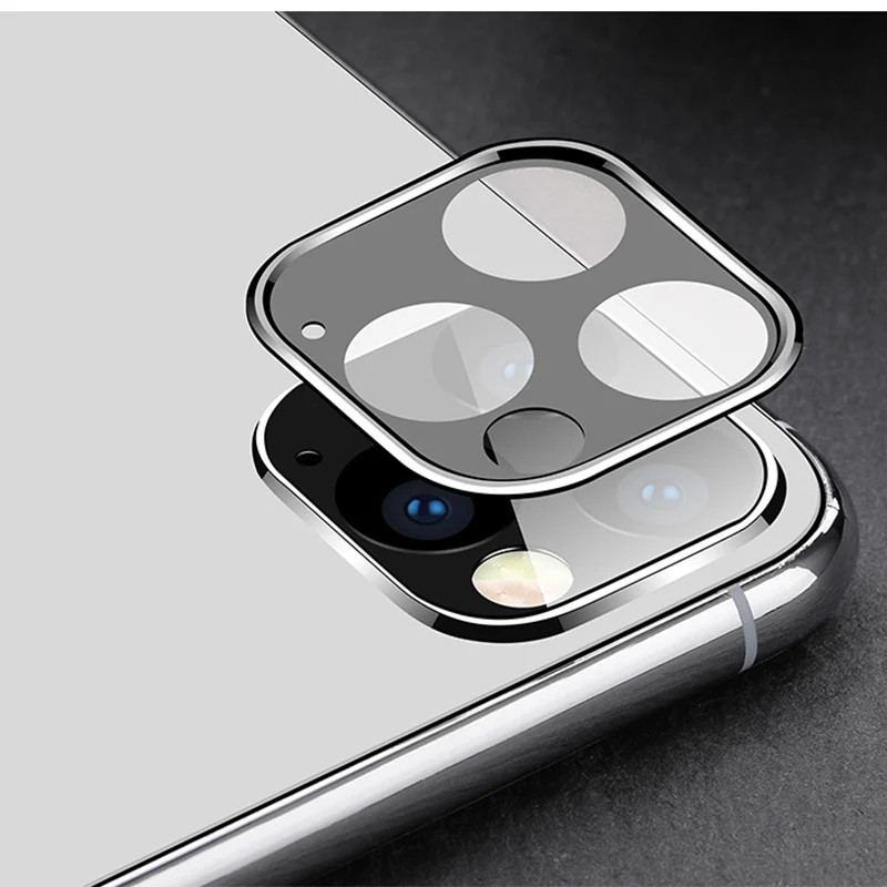 Silver for iphone 11 Подходит для Iphone XR X Xs Max Второе изменение 11 Pro Max 11pro наклейка на рассеиватель Модифицированная крышка камеры протектор из титанового сплава - Цвет: Silver for iphone 11