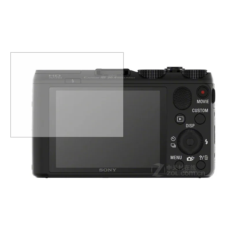 Cubierta protectora de vidrio templado para Sony DSC-HX50 HX60 HX50V HX60V Cámara LCD pantalla película protectora de pantalla