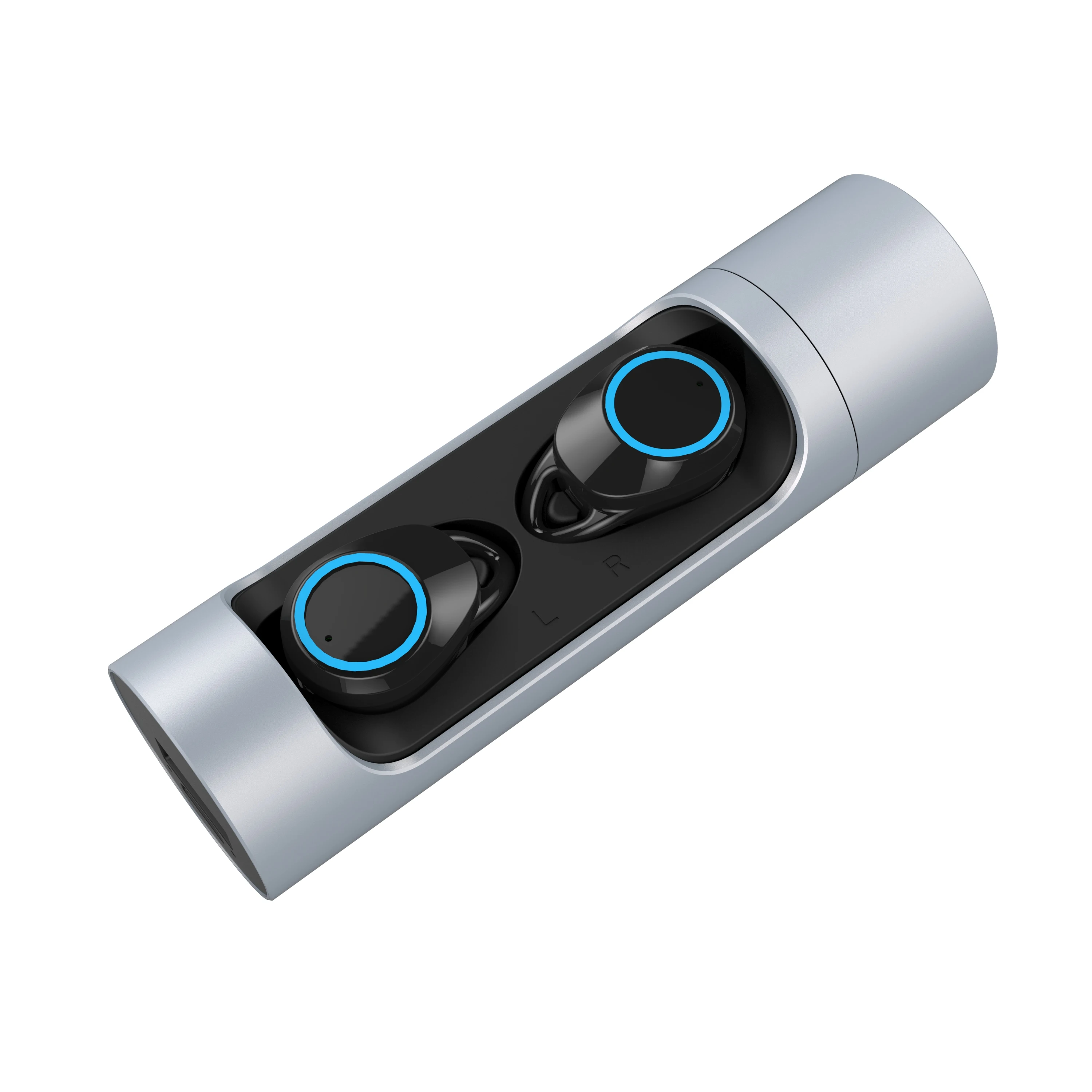 X8 с сенсорным управлением TWS Bluetooth 5,0 наушники мини беспроводные наушники стерео наушники водонепроницаемая Спортивная гарнитура с микрофоном - Цвет: Серебристый