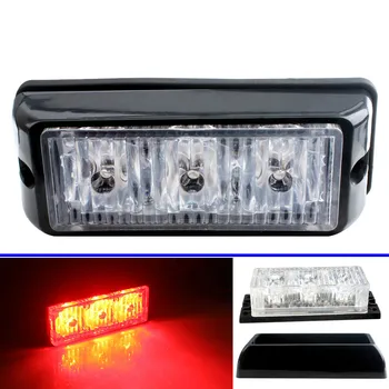 

1pair 3LED Strobe 3LED Door ce bian deng 12-24V Truck ce bian deng Warning Lights Flashing Lights