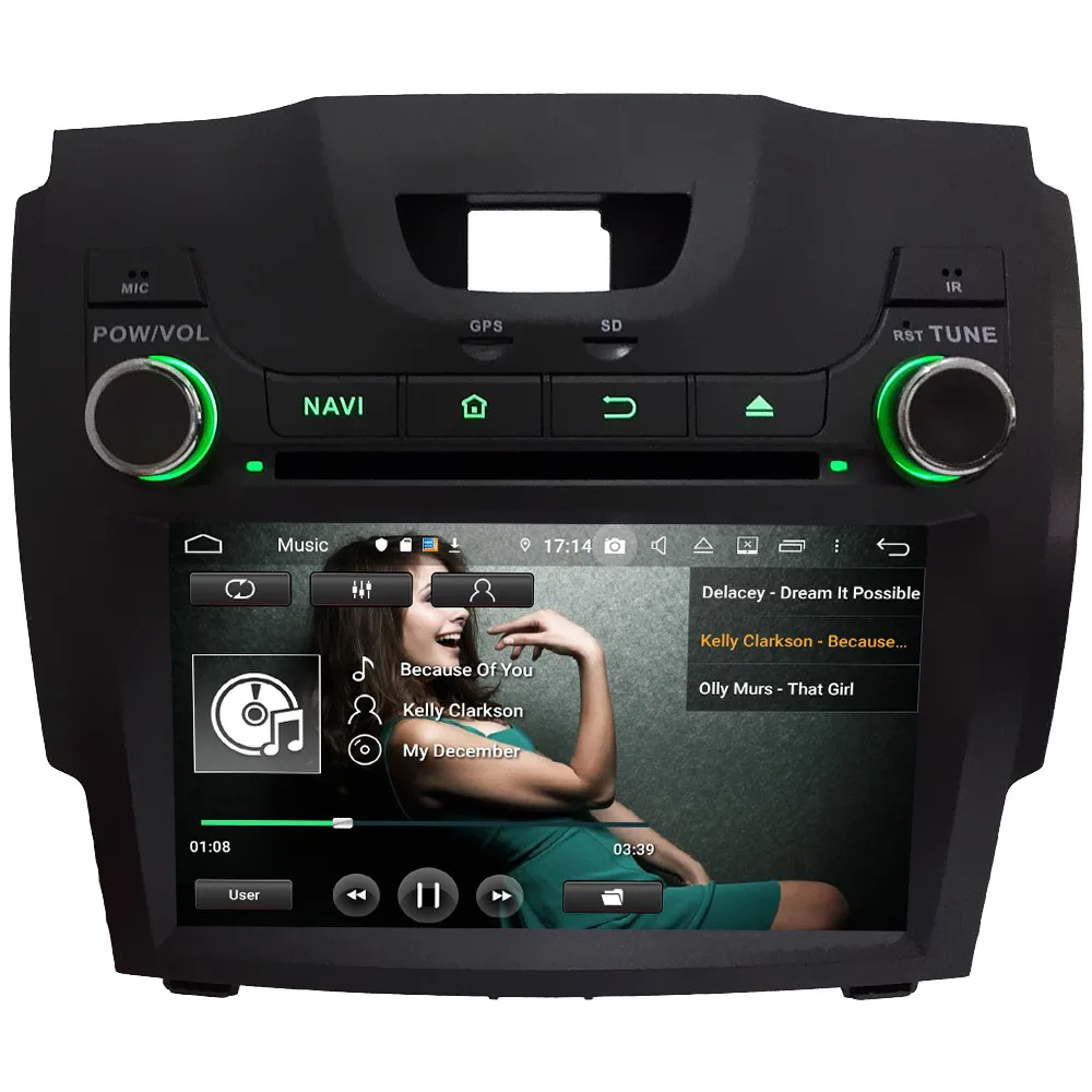 Klyde ips 4G Android 9,0 Восьмиядерный 4 Гб+ 64 Гб DSP автомобильный dvd-плеер радио для Chevrolet S10 Colorado Trailblazer LTZ/Isuzu D-Max MU-X