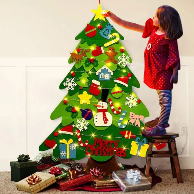 Filcowe choinki DIY ozdoby choinkowe szwy litery z girlanda żarówkowa LED Lights ozdoby do dekoracji domu tanie tanio DUUTI CN (pochodzenie) Filcowe choinki DIY ozdoby choinkowe szwy litery z girlanda żarówkowa LED Lights ozdoby do dekoracji domu tanie tanio DUUTI CN (pochodzenie)