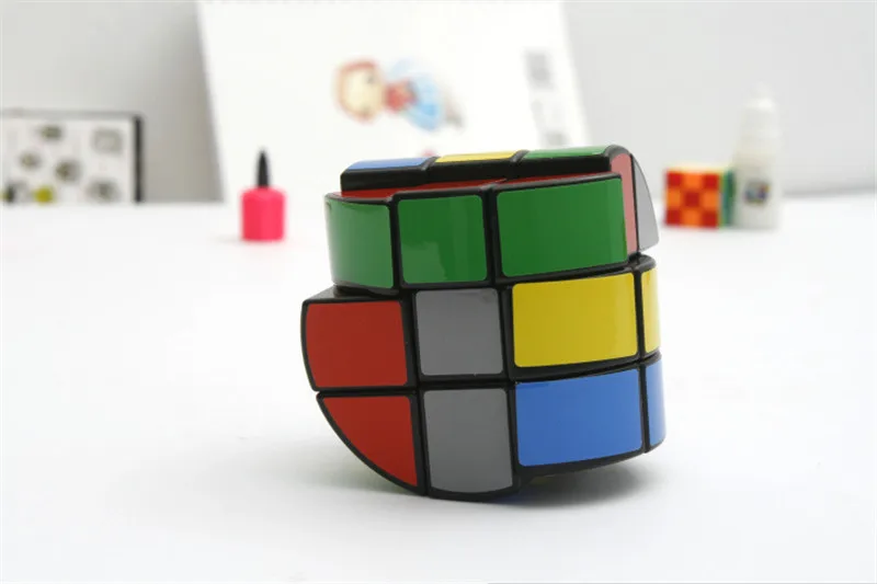 Diansheng цилиндрический скрученный магический куб странной формы 3x3x3 колонна бочонок магический куб развивающая игрушка или хороший подарок для детей