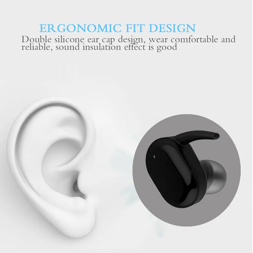 TWS Bluetooth 5,0 наушники One Touch Handsfree телефонная гарнитура беспроводная 4D стерео Спортивная Музыка наушники с зарядным устройством