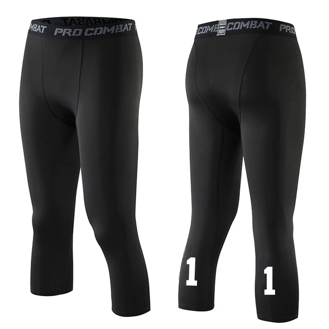 Compression Sports Leggings Tights Men 