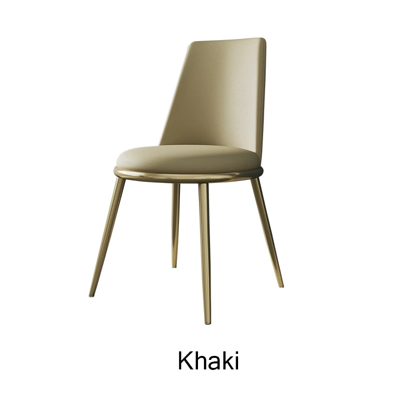 Khaki Современная мода, мягкая сумка, ресторанный стул, ресторан, офисное собрание, компьютерное кресло, семейная спальня, обучающее кресло для гостиной - Цвет: Khaki